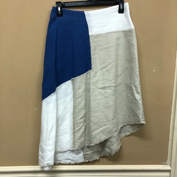 Anthropologie Holding Horses Midi Skirt Patchwork - Picture 1 of 5